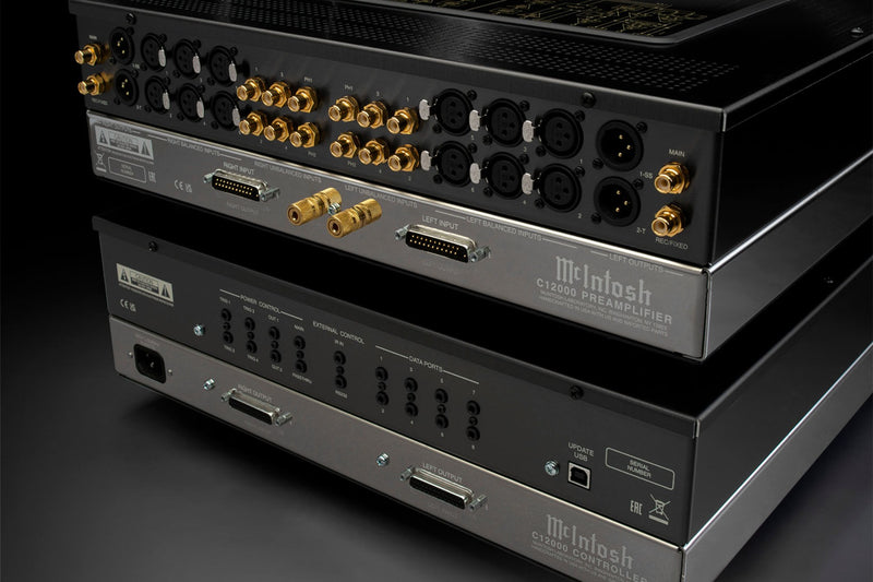 McIntosh - C12000 2-Channel Solid State and Vacuum Tube Preamplifier