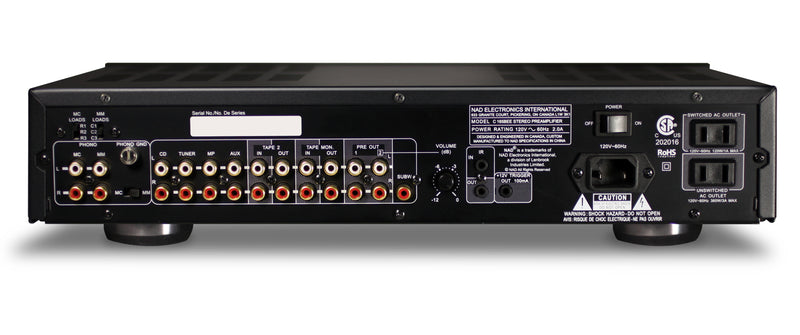 NAD - C 165BEE Stereo Preamplifier