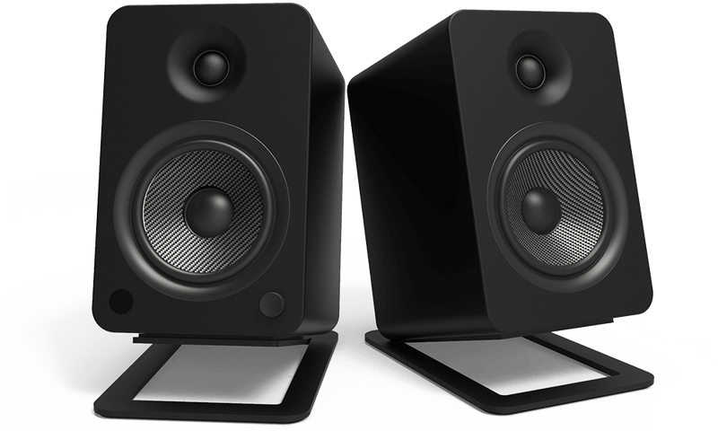 audio upgrades, audio accessories, speaker isolation platforms, speaker accessories, speaker stands, desk speaker stands, desktop speaker stands