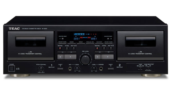 TEAC W-1200 Dual Cassette Deck: Relive the Magic of Mixtapes and Rediscover Your Cassette Collection