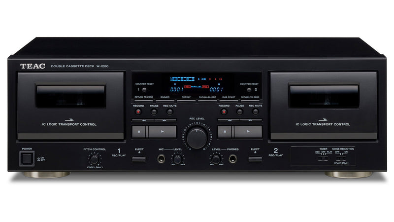 TEAC W-1200 Dual Cassette Deck: Relive the Magic of Mixtapes and Rediscover Your Cassette Collection