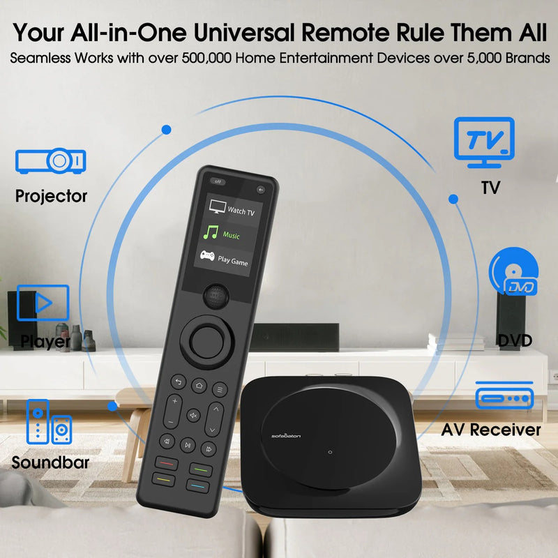 Sofabaton X1S Universal Remote with Hub – Smart, Whole-Home Control Made Simple