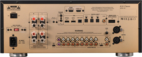 Advance Paris A10 Classic Integrated Amplifier: The Best of Both Worlds