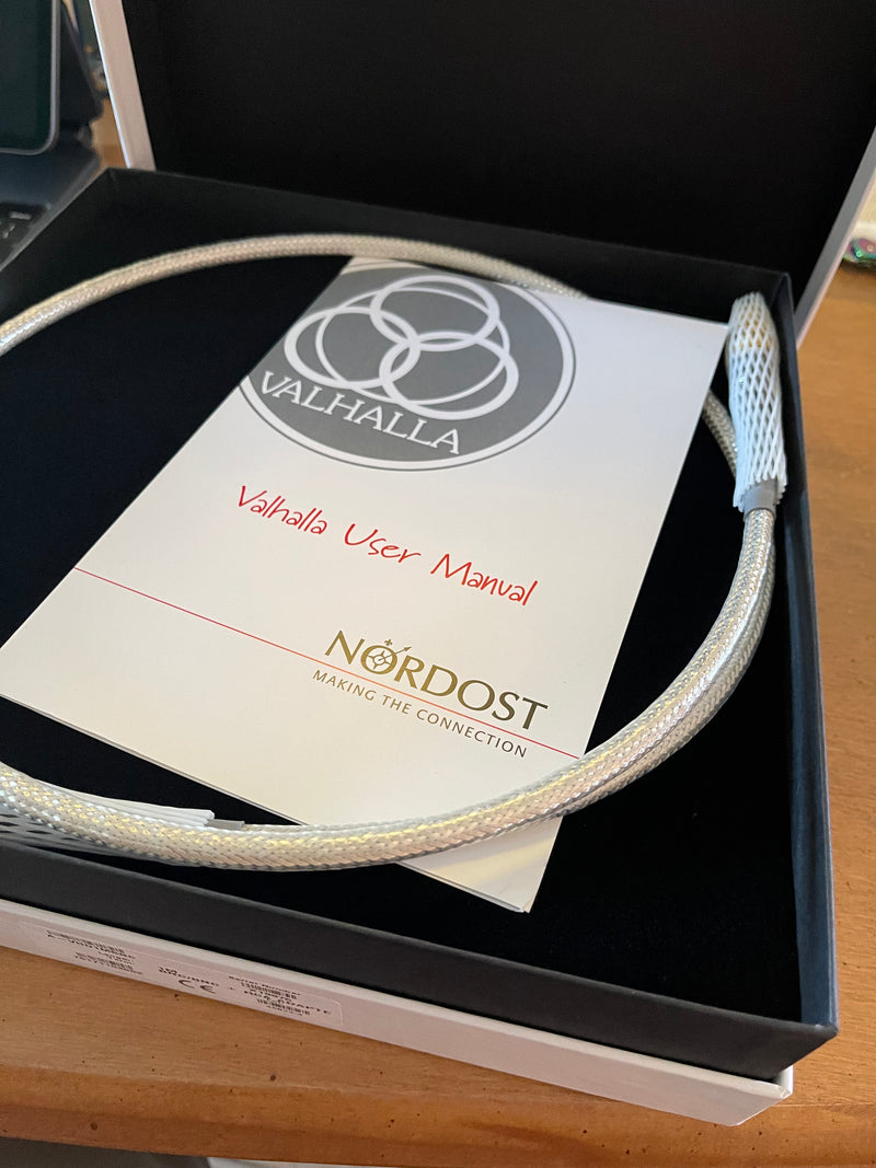 Nordost - Valhalla Digital Coaxial cable - BNC to BNC with RCA adaptors - 1 meter
