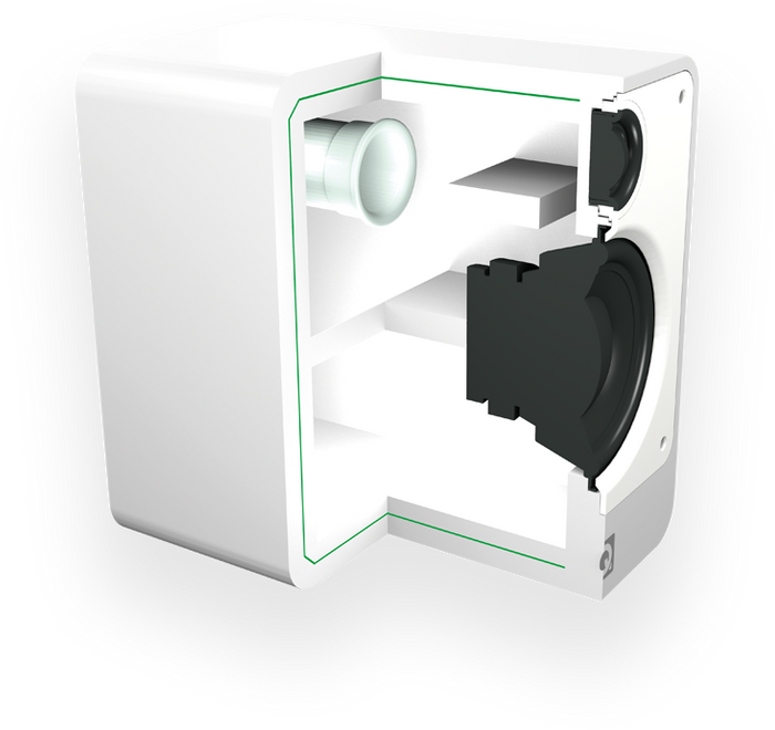 Q Acoustics - Concept 20 Bookshelf Speaker - DEMO in White – Audio Two
