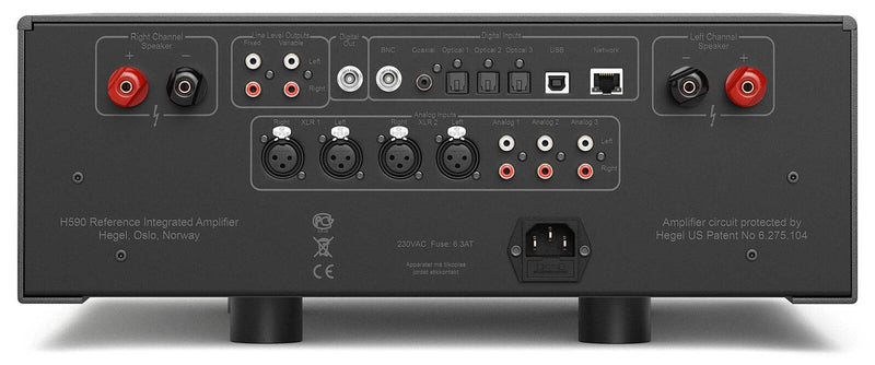 hegel, H590, amplifiers, dac, hegel amplifiers, digital to analog converter, integrated amplifier, auto play, sound stage hifi, apple airplay, ip control, spotify connect