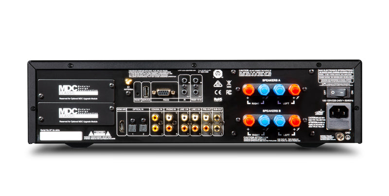 C399 Hybrid Digital DAC Amplifier, dac, amplifiers, nad brand, back view